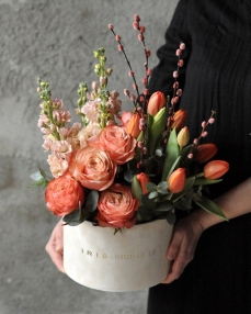 Aranjament Esenta in pastel