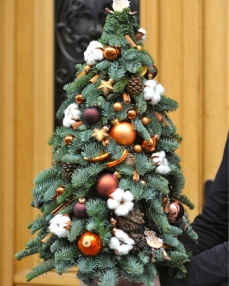 Christmas Tree Copper Winter