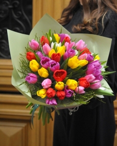 Bouquet with 51 tulips Fantasy