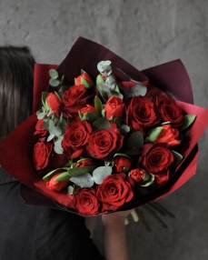 Buchet Catifea rosie
