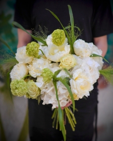 Bouquet with peonies Enchanted petals