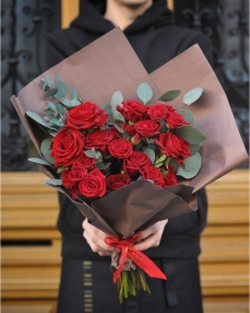 Buchet de trandafiri Bed of roses