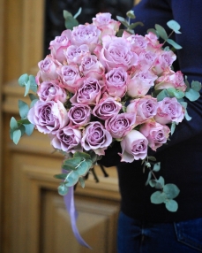 Bouquet with roses Declaration of love