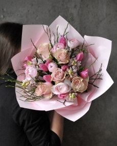 Buchet Simfonie pastel