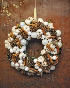 Christmas wreath Cotton candy