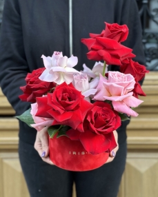 Cutie cu trandafiri Be my Valentine