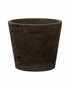 Mini Bucket M, Chocolate Washed ∅16 ↑15