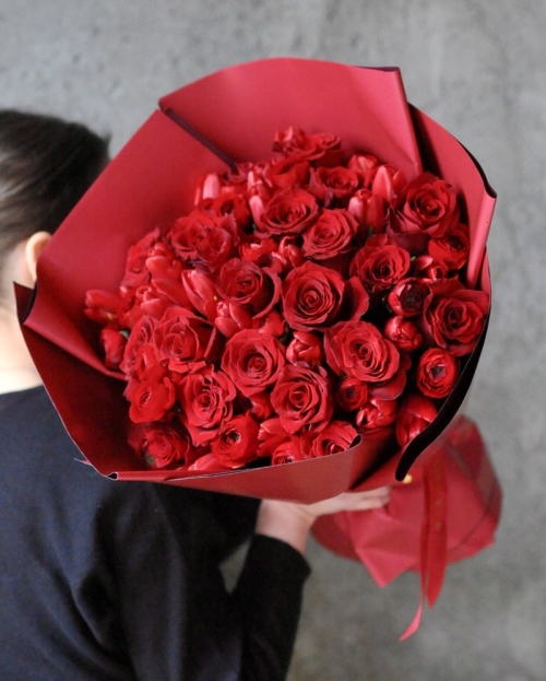 Buchet Inima aprinsa