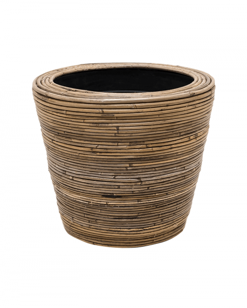 Drypot Rattan Stripe ∅38 ↑36