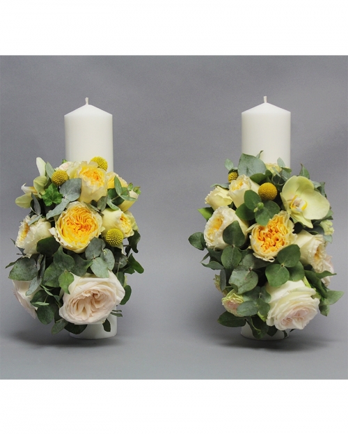 Wedding candles LC45 (two pieces)