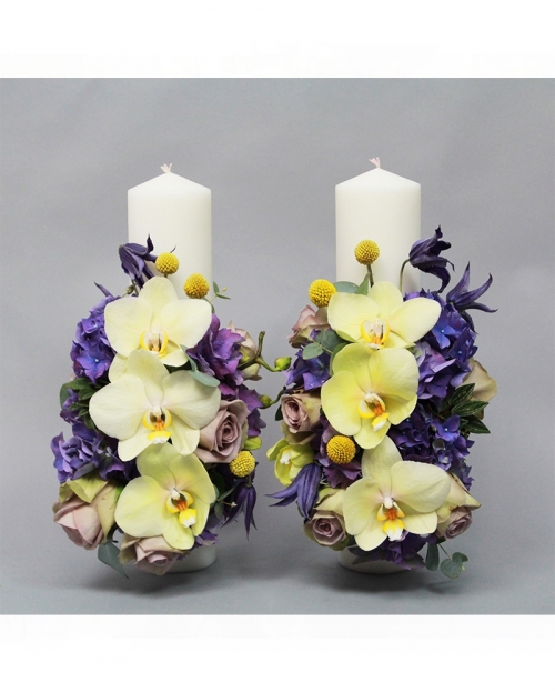 Wedding candles LC5 (two pieces)