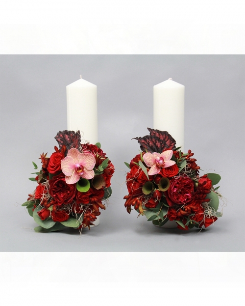 Wedding candles LC6 (two pieces)