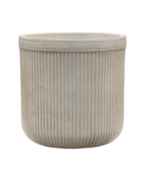 Vertical Rib cylinder beige ∅40 ↑40