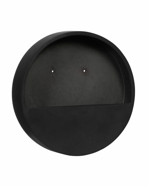 Wally (hanging) S Fiberstone Black ∅40 ↑9