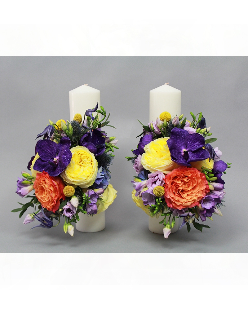 Wedding candles LC8 (two pieces)